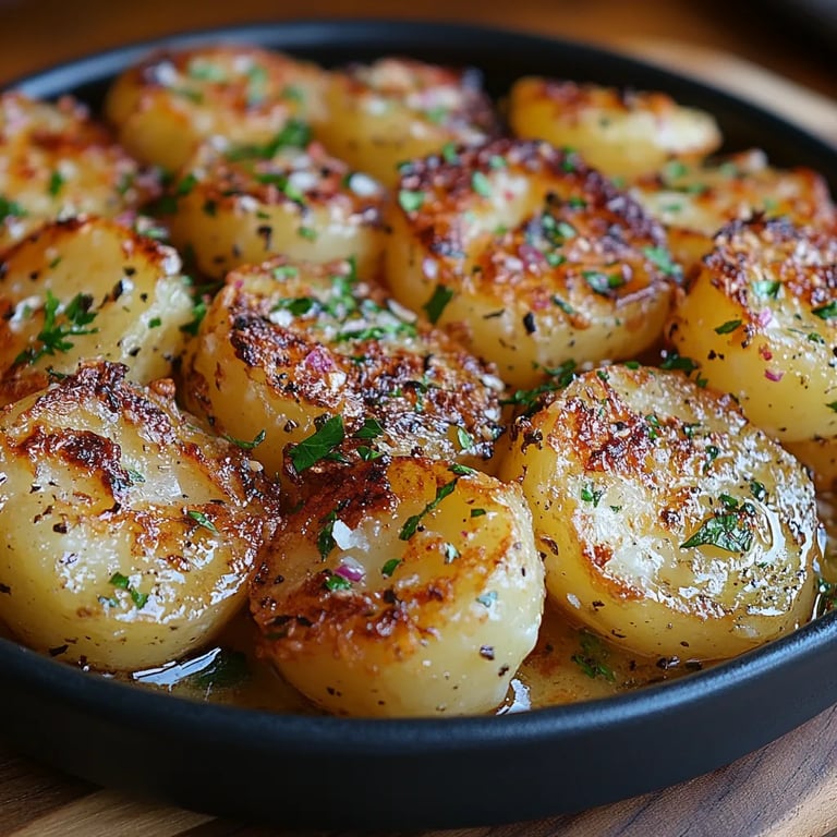 Papas Aplastadas Crujientes y Rápidas: Un Increíble Secreto para Acompañar tus Comidas