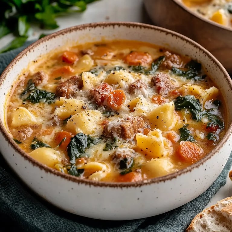 Italian Sausage Pasta Soup
