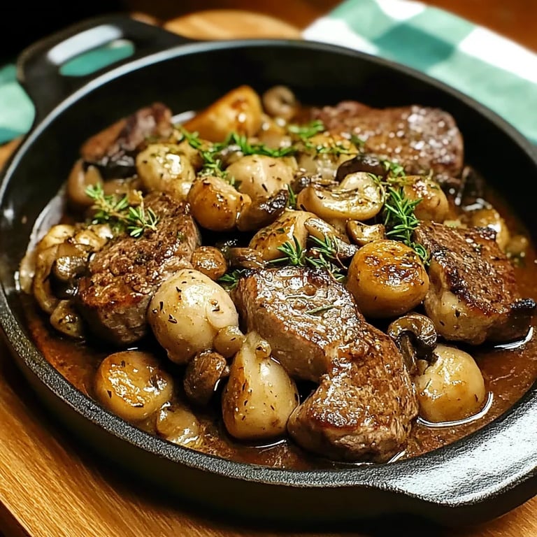 Solomillo de Cerdo al Ajillo con Champiñones: Una Increíble Receta Secreta