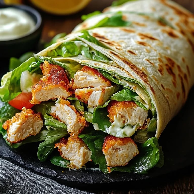 Crispy Chicken Caesar Wrap – Einfach und Lecker!
