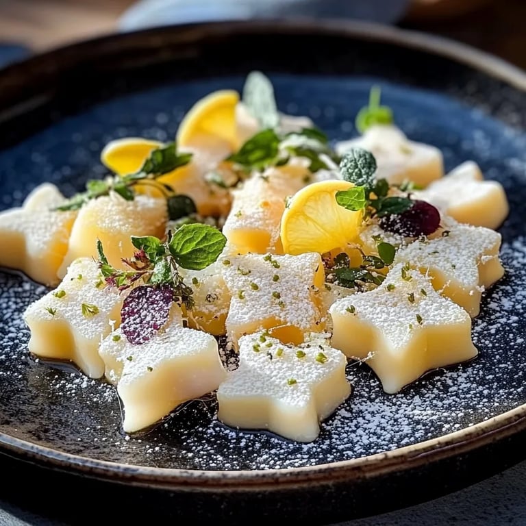 Zarte Zitronensterne