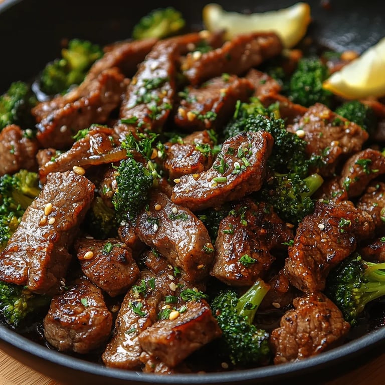 Zitronen-Knoblauch-Steak mit Brokkoli aus der Pfanne: Ein Unglaublich Ultimatives 5-Schritte-Rezept