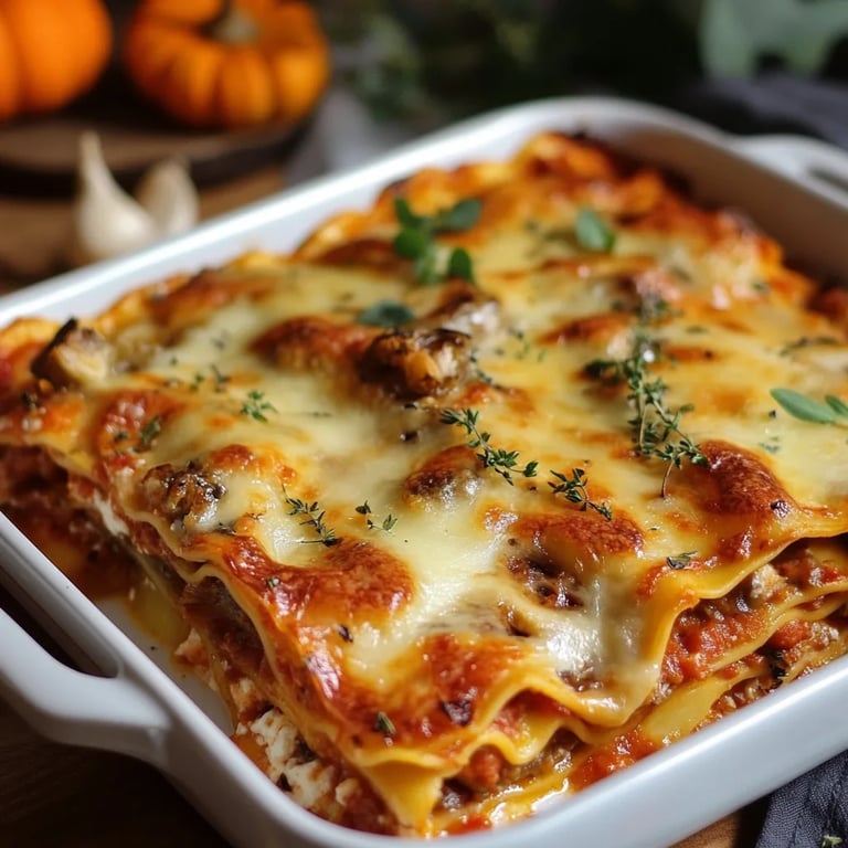 Kürbislasagne – Herbstliches Rezeptgenuss