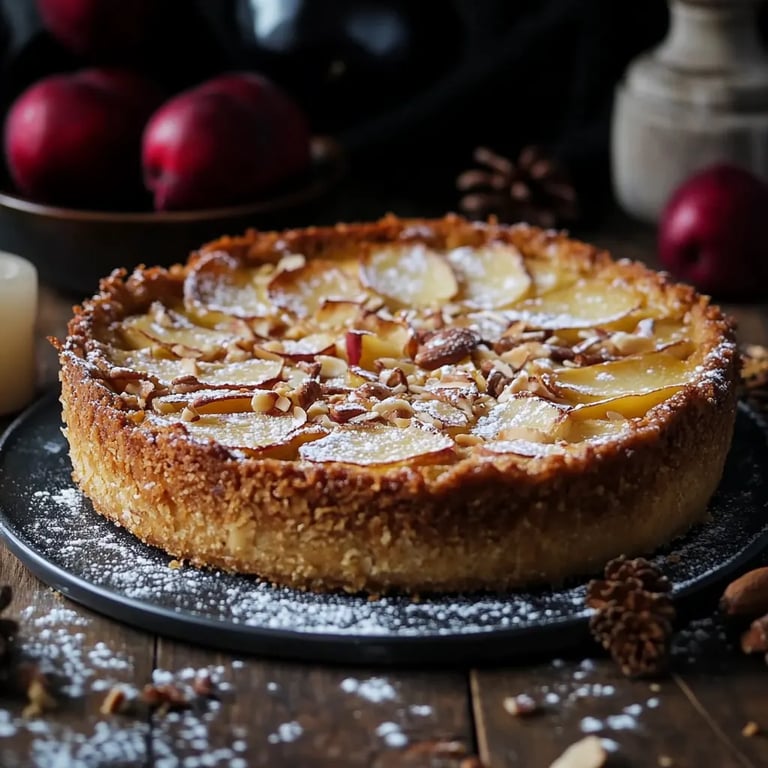 Bratapfel Käsekuchen