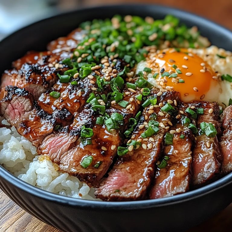 Koreanische BBQ-Steak-Reisschalen: Ein Unglaubliches Ultimatives Rezept für 4 Personen