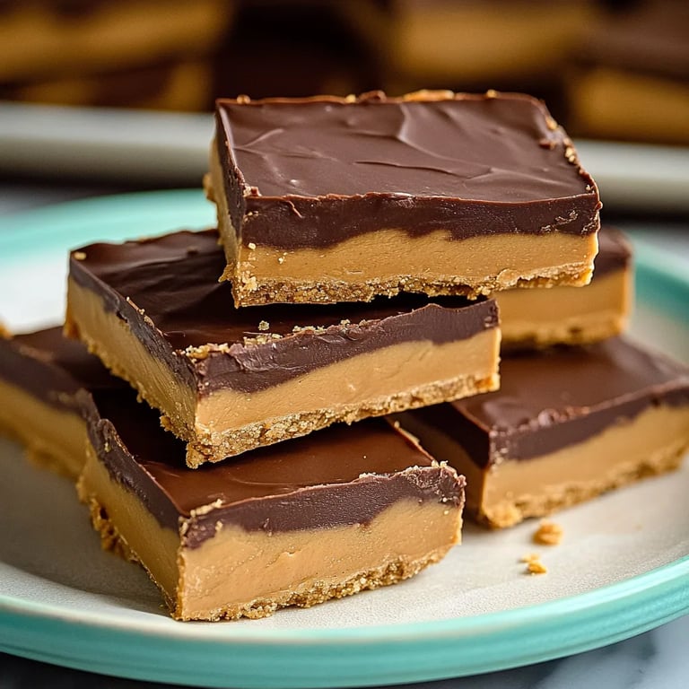 No Bake Peanut Butter Bars