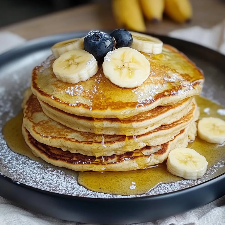 3 Ingredient Banana Pancakes