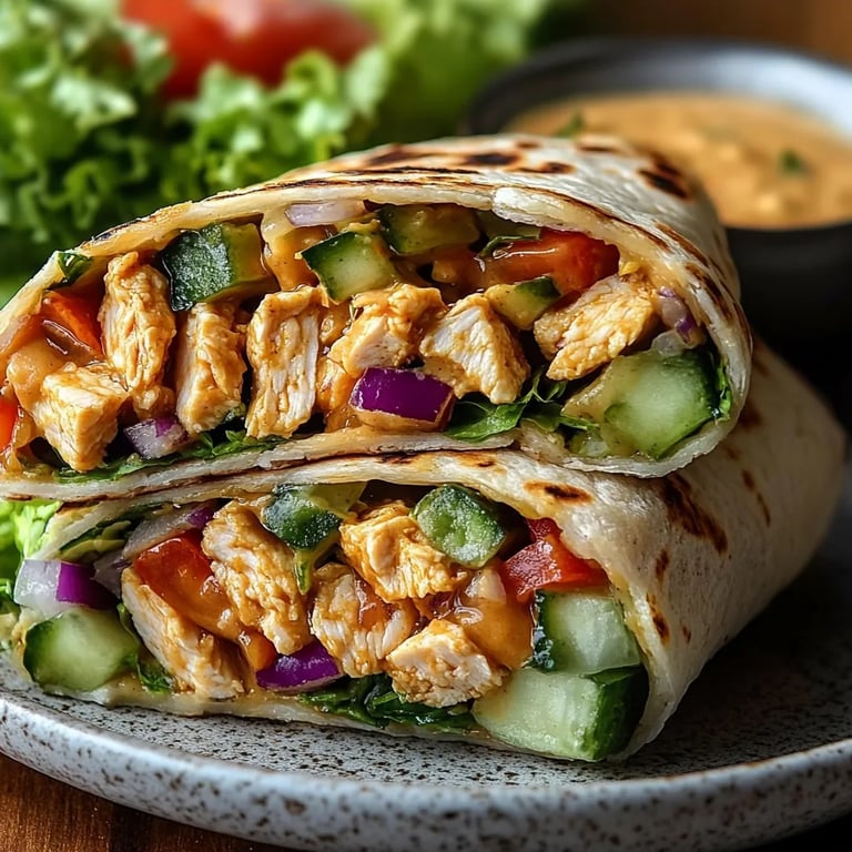 Thai Peanut Chicken Wraps: An Amazing Ultimate Recipe
