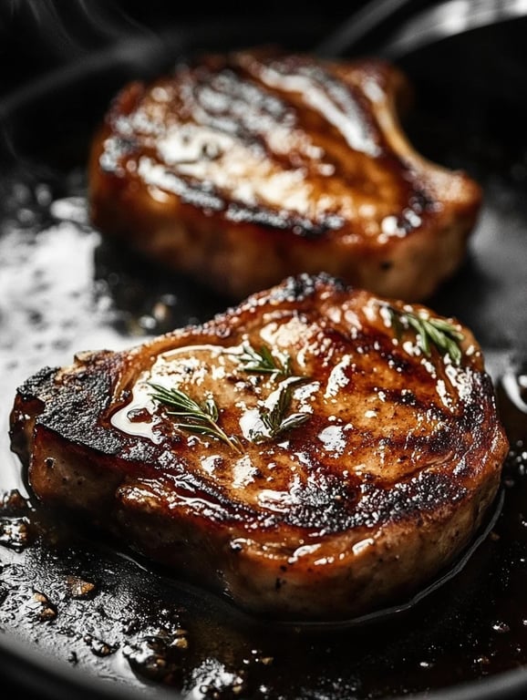 30 Minute Brown Sugar Pork Chops