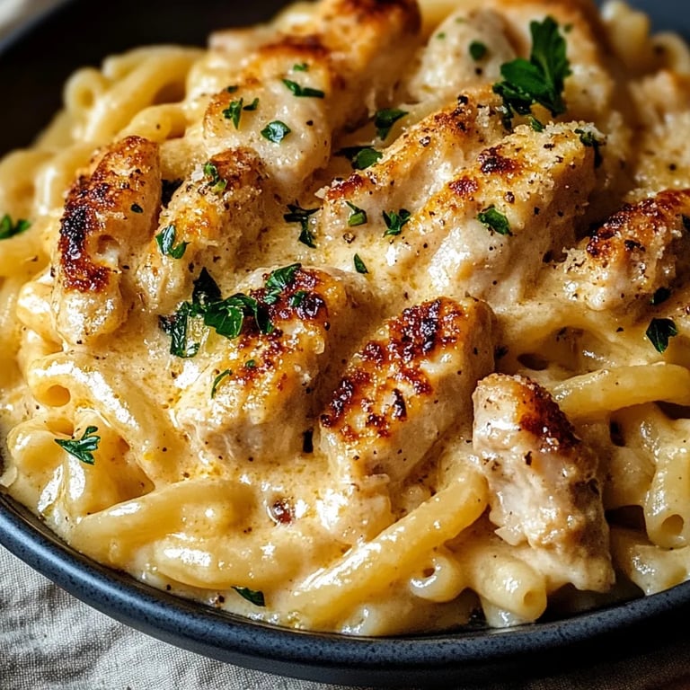 Easy Parmesan Chicken Pasta