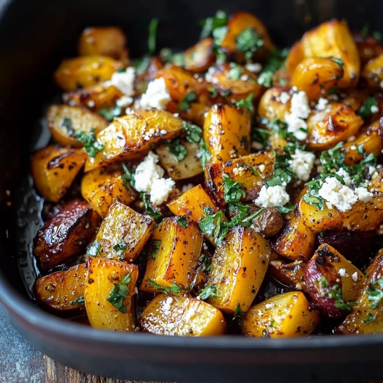 Kürbis mit Ahornsirup