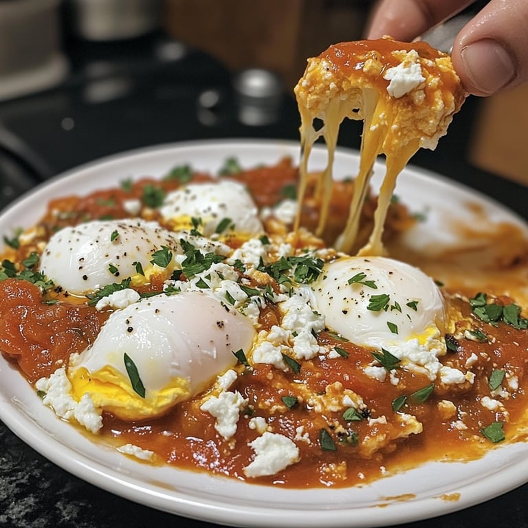 Internationale-Küche-Shakshuka mit Feta
