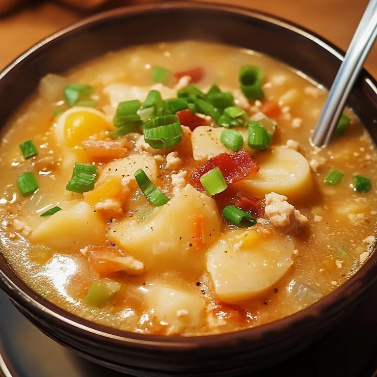 Spicy Crockpot Potato Soup