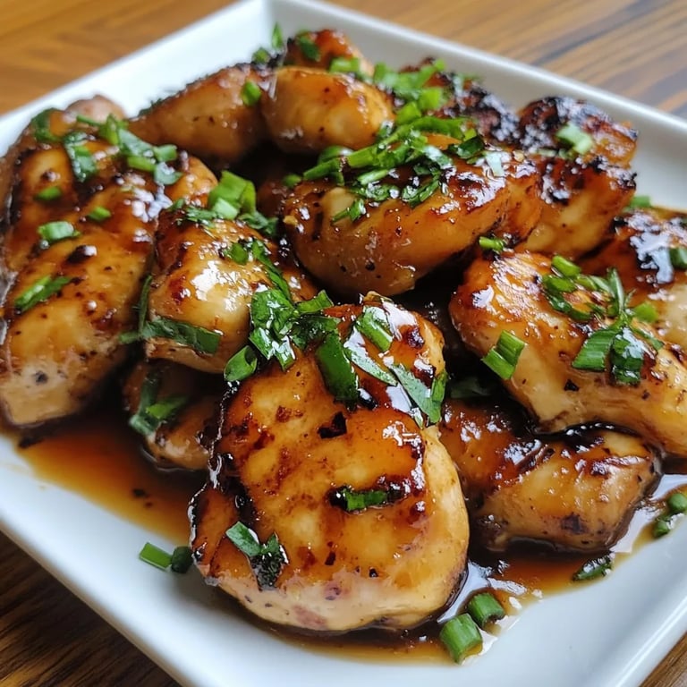 Honig Knoblauch Hähnchen Süß