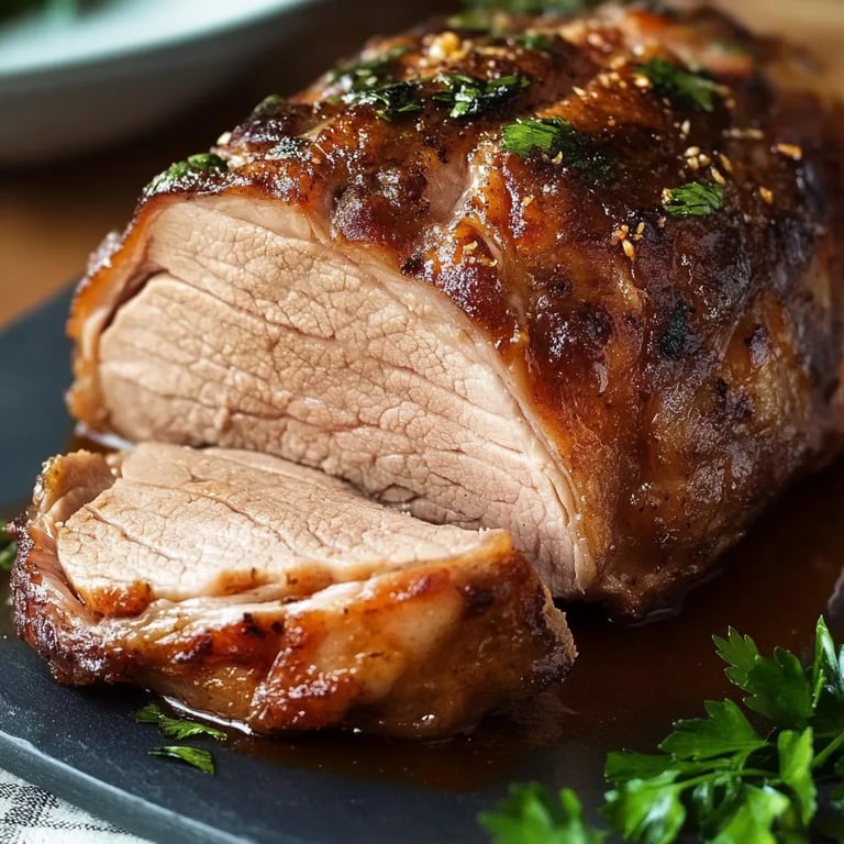 Saftiger Krustenbraten aus dem Backofen