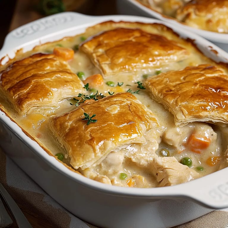 Easy Homemade Chicken Pot Pie Casserole Recipe