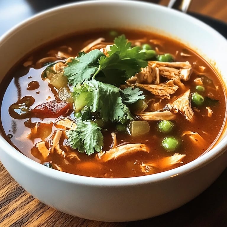 Spicy Chicken Taco Soup