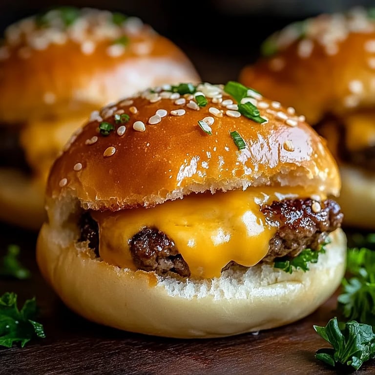 Irresistible Garlic Parmesan Cheeseburger Bombs
