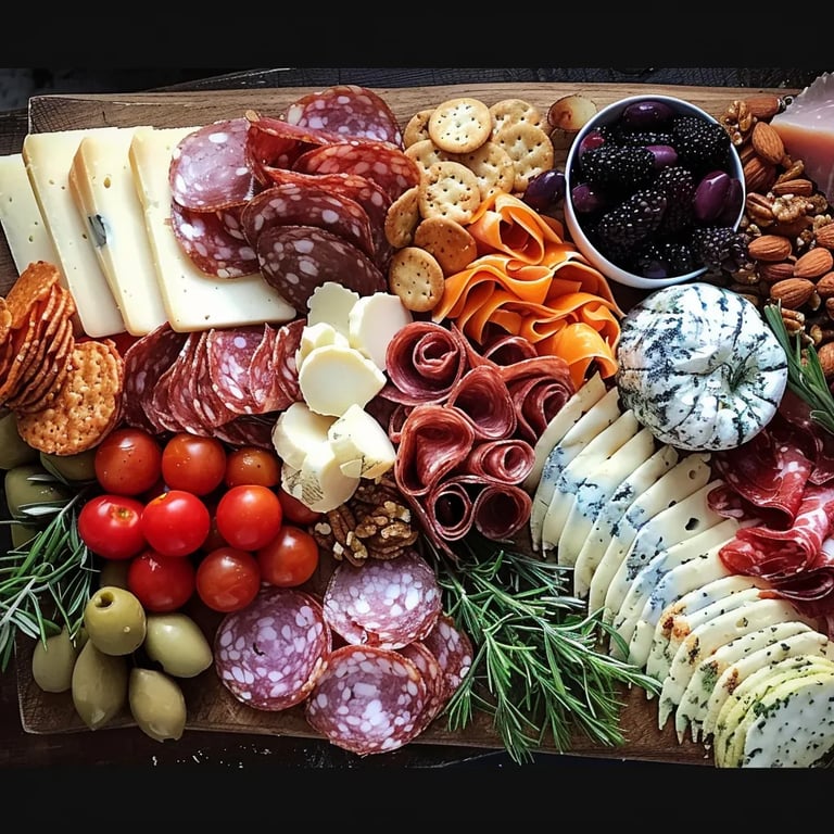 Turkey Shaped Charcuterie Boards