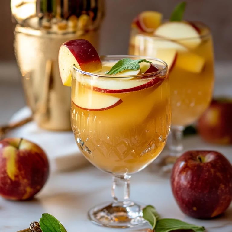 The BEST Carmel Apple Sangria