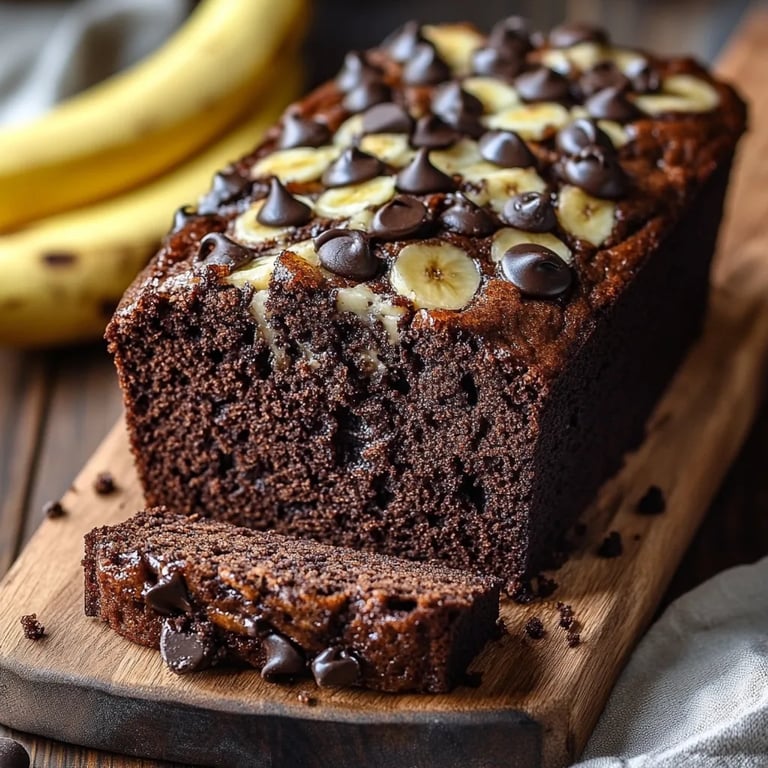 Easy Chocolate Chip Banana Bread Recipe