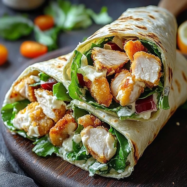 Crispy Chicken Caesar Wrap – Einfach und Lecker!