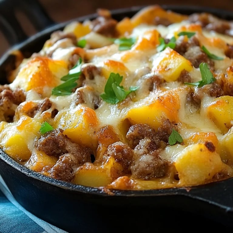 Southern Hamburger and Potato Casserole
