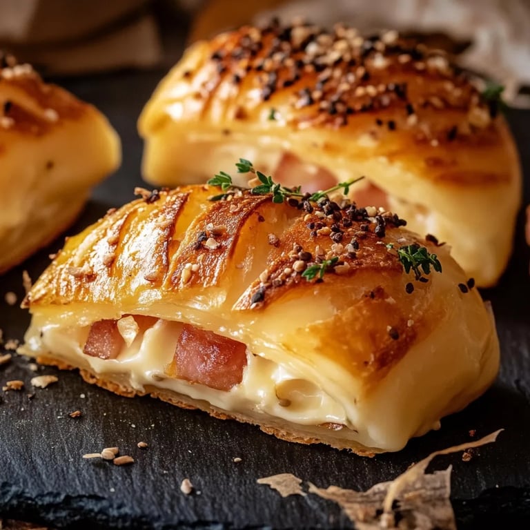 Schinken Käse Hörnchen