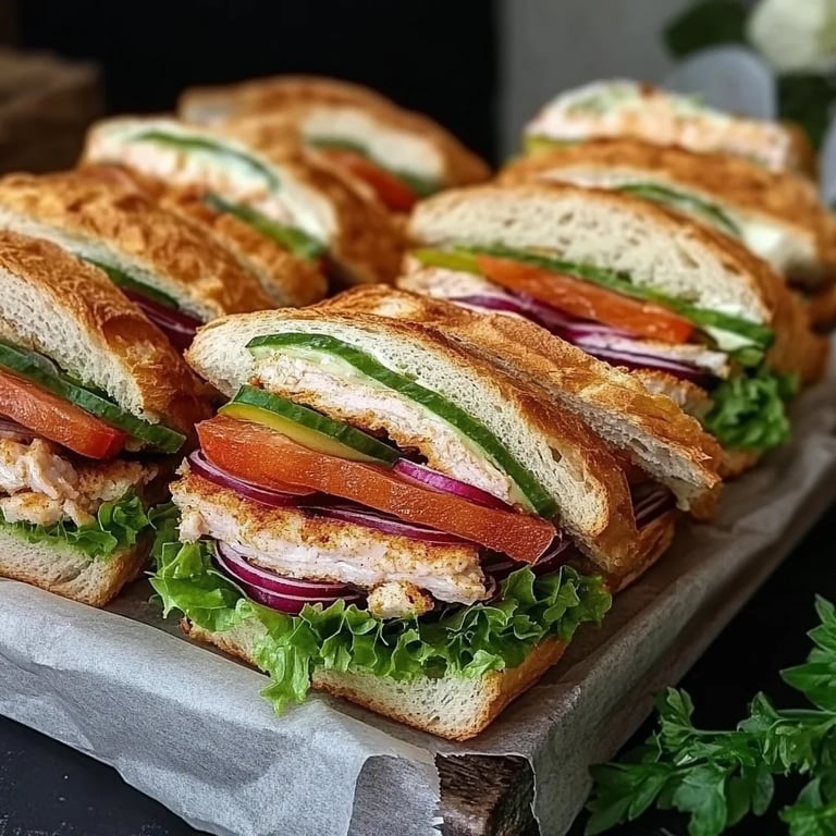 Sandwiches For Large Crowd