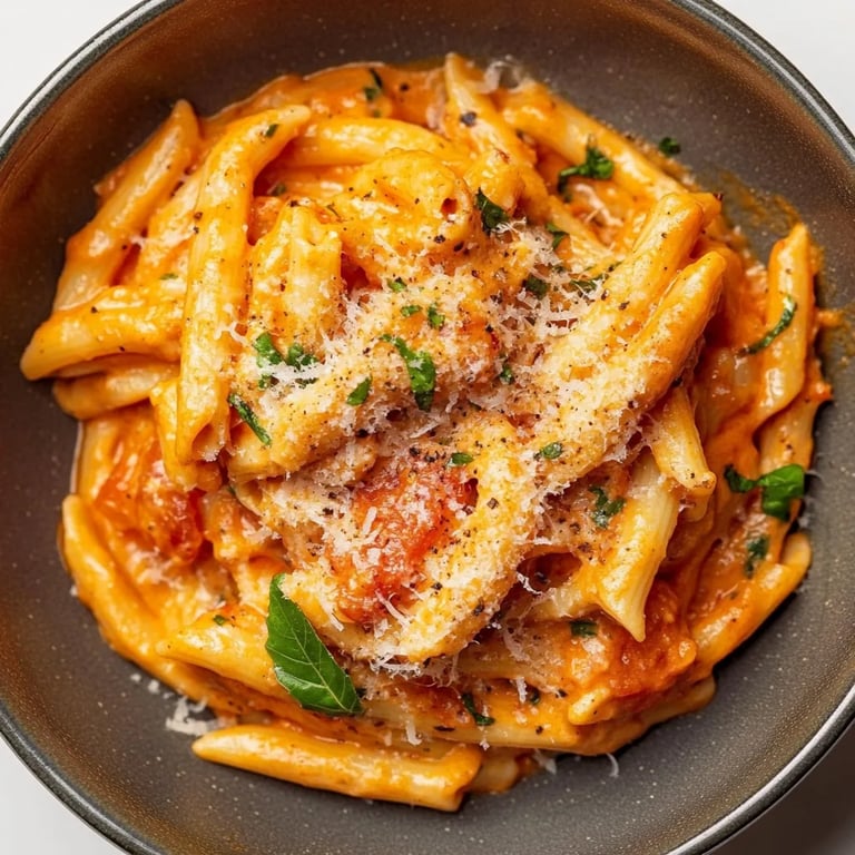 Super Easy Creamy Tomato Pasta