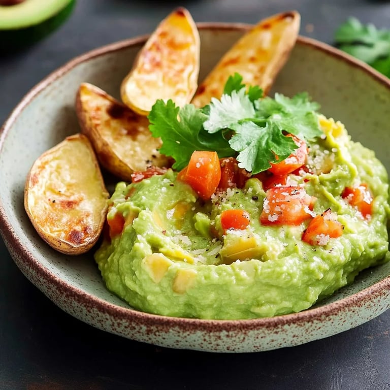 Ofenkartoffeln mit Avocado Dip