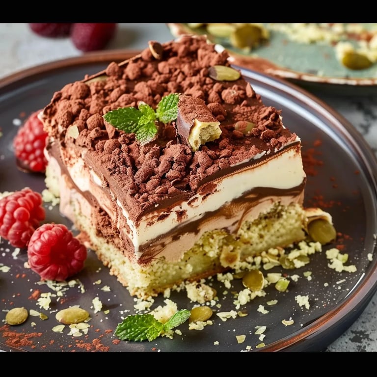 Dubai Chocolate Tiramisu