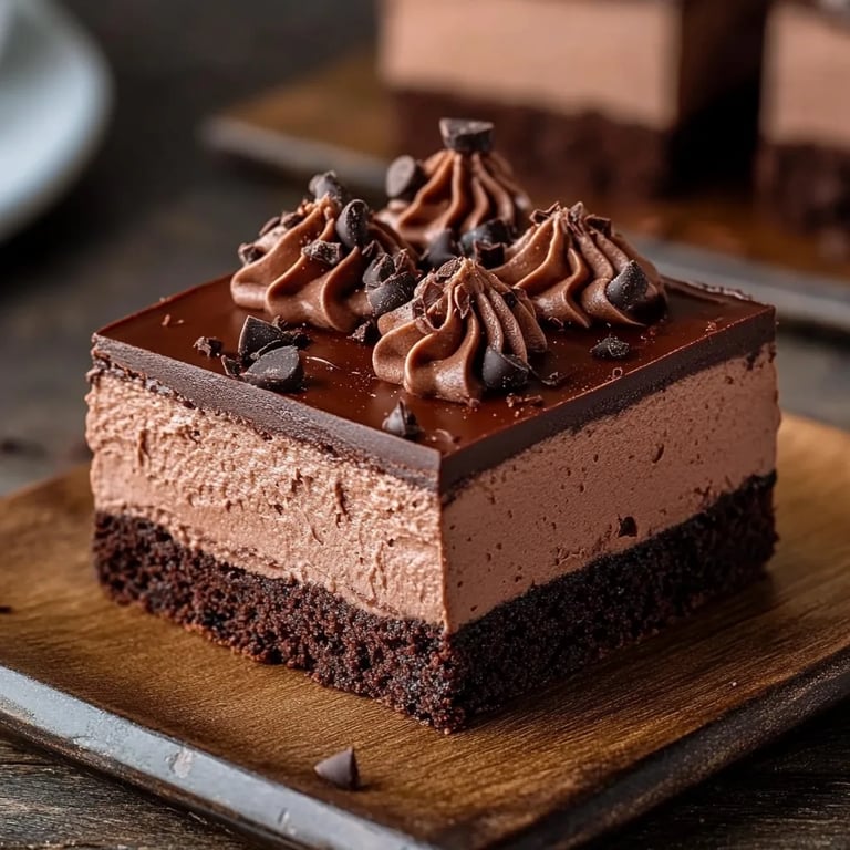 Chocolate Mousse Brownies