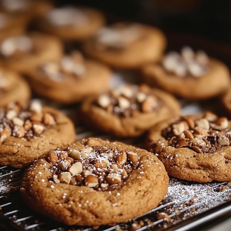 Schokoladenkekse mit Walnüssen