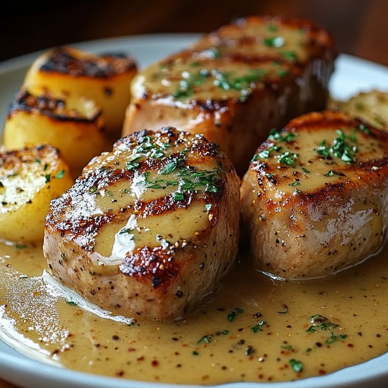 Lombo de Porco com Molho Cremoso de Mostarda Dijon: Uma Receita Incrível e Definitiva