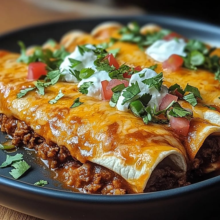 Ground Beef Enchiladas