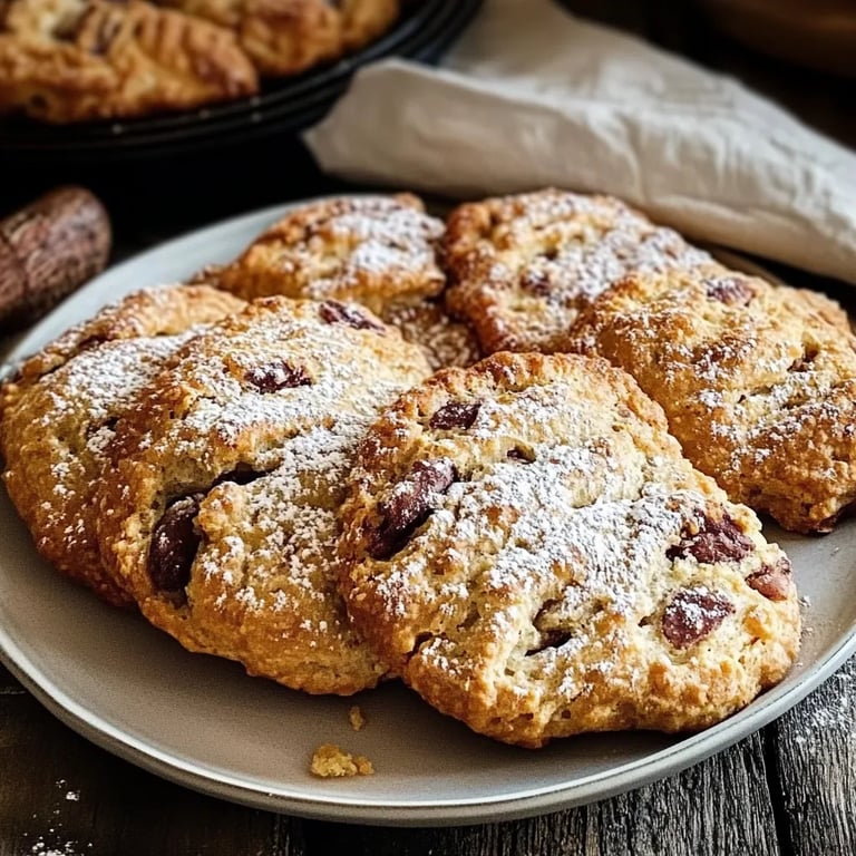 Einfache Haferflocken-Plätzchen mit Rosinen
