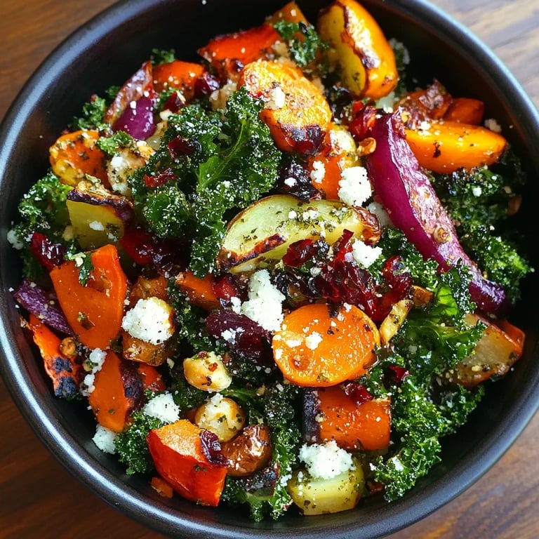 Kale & Roasted Vegetable Salad