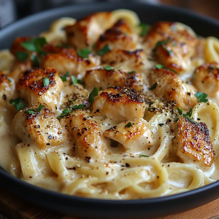 <p>Pollo Alfredo Cremoso Sin Lácteos: Una Increíble Receta Última</p>