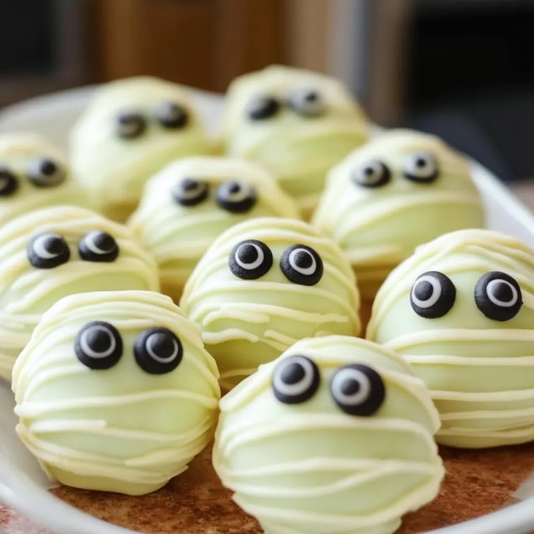 Bolas de Oreo de Momia: Una Increíble Receta Última