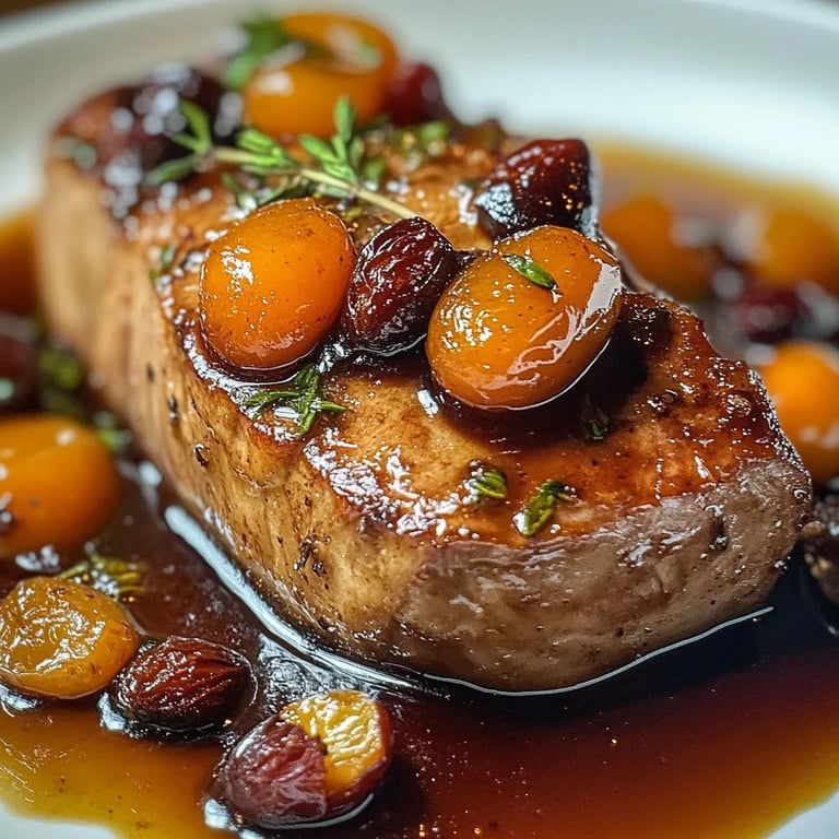 Solomillo de Cerdo en Salsa con Ciruelas y Orejones: Una Increíble Receta Esencial