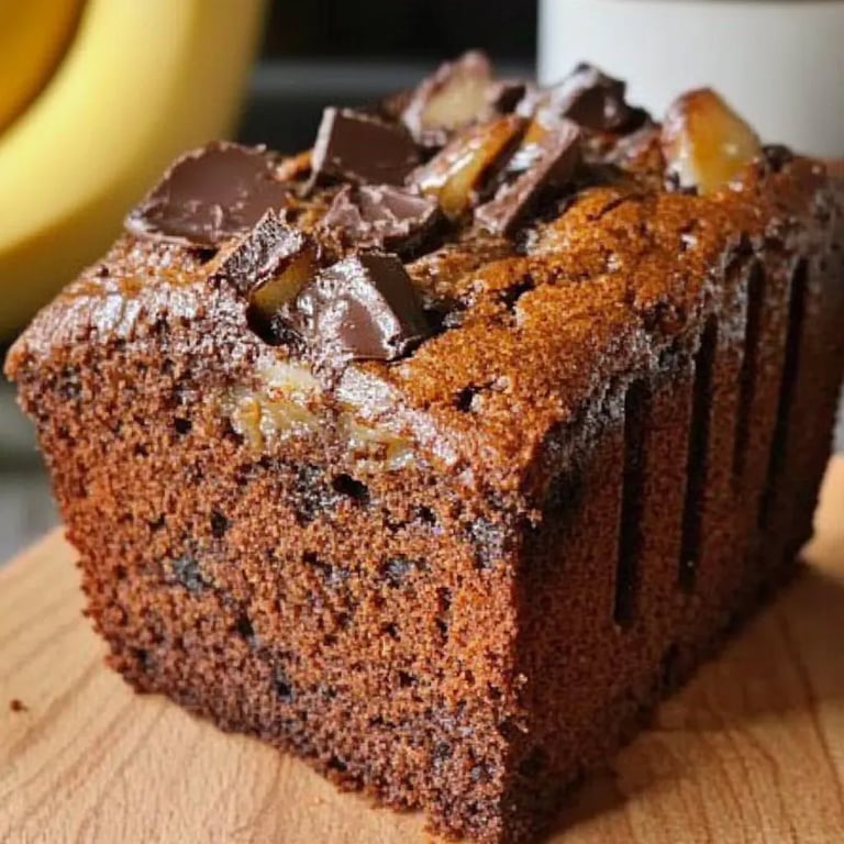 Rich Chocolate Banana Bread