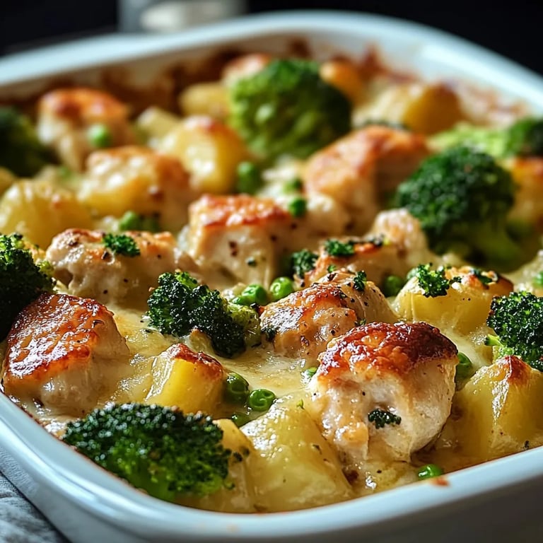 Chicken Potato Broccoli Casserole