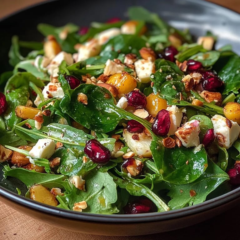 Gemischter Feldsalat mit Himbeeressig