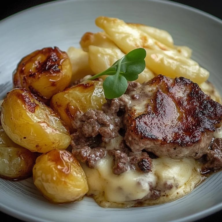 Blumenkohl-Kartoffel-Hackfleisch-Auflauf