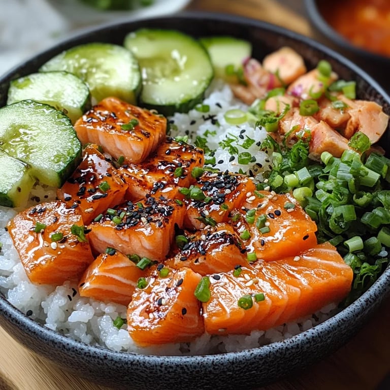 Tigela de Sushi com Salmão Assado: Uma Receita Incrível e Definitiva