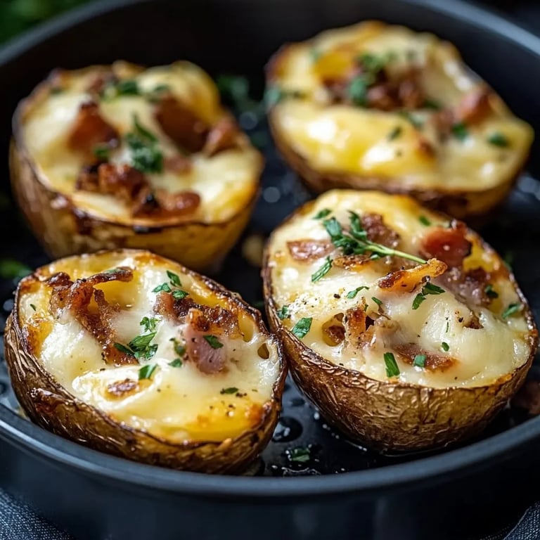 Gebackene Käse-Kartoffeln