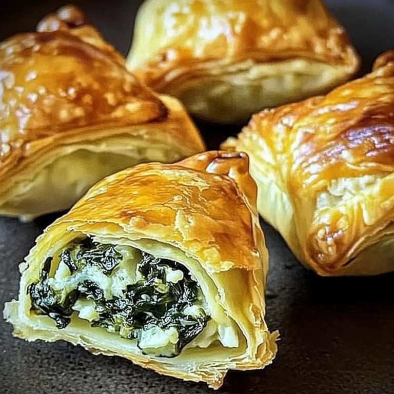 Tasty Cheesy Spinach Puffs: An Incredible 5-Step Recipe