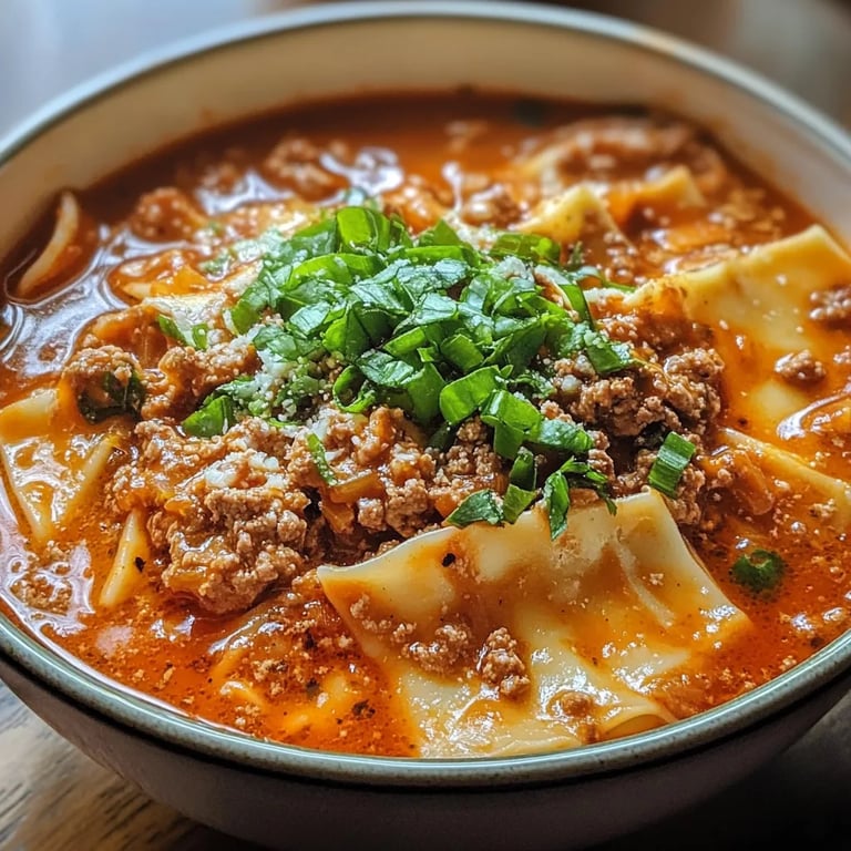 TikTok Famous Lasagna Soup