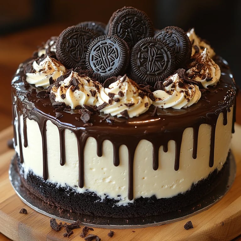 Pastel Cremoso de Galletas y Crema Oreo: Una Increíble Receta Secreta